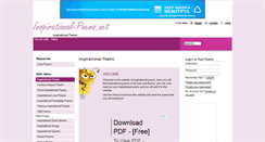 Desktop Screenshot of inspirational-poems.net